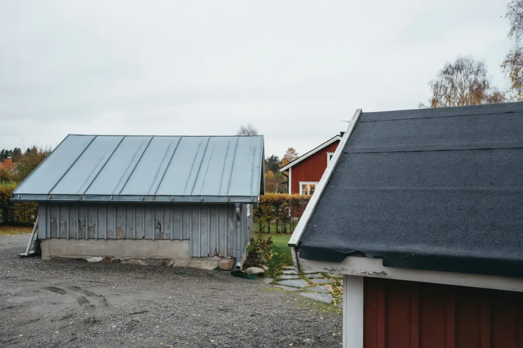 pl ttak eller papptak p garage och f rr d s v ljer du r tt tak f r h llbarhet pris och underh ll